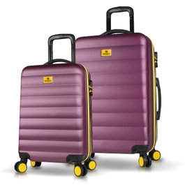 Zoozie Bags Juego de maletas de 2 piezas Damson